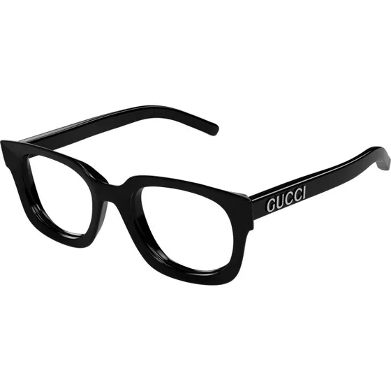 Gucci GG1721O 001 Occhiali da Vista Squadrati Neri
