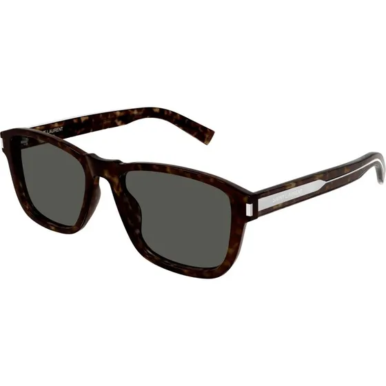 Saint Laurent SL 710 002 Occhiali da Sole Squadrati Havana