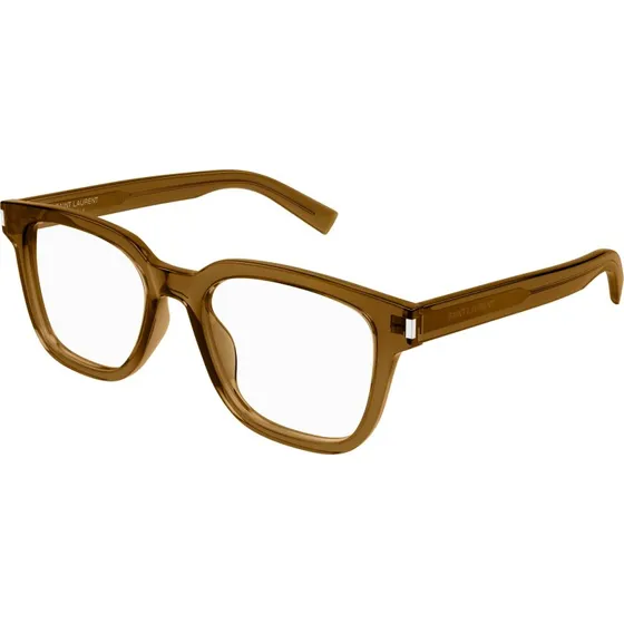 Saint Laurent SL 711 OPT 004 Occhiali da Vista Quadrati Marrone