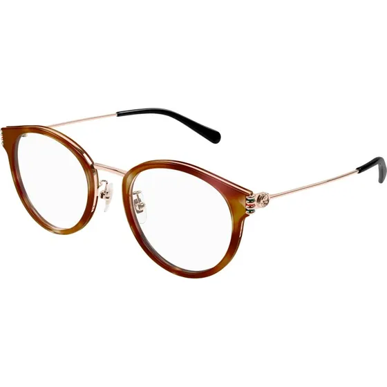 Gucci GG1885OA 004 Montature da Vista Rotonde Havana