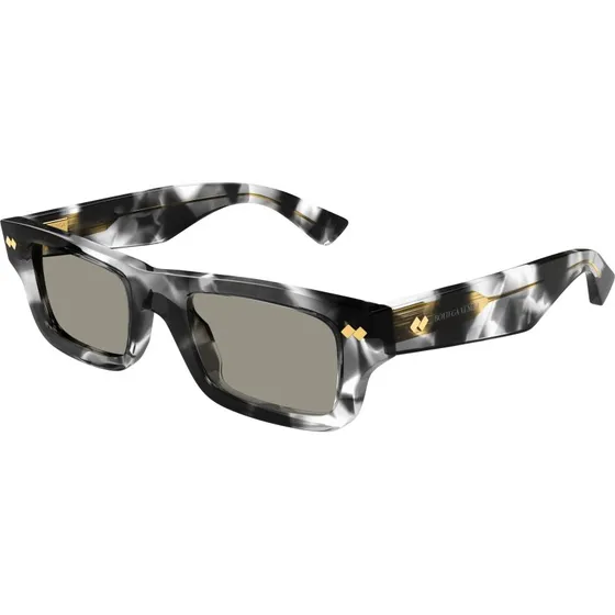 Bottega Veneta BV1351S 002 Occhiali da Sole Quadrati Havana