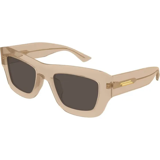 Bottega Veneta BV1357S 004 Occhiali da Sole Squadrati Marrone