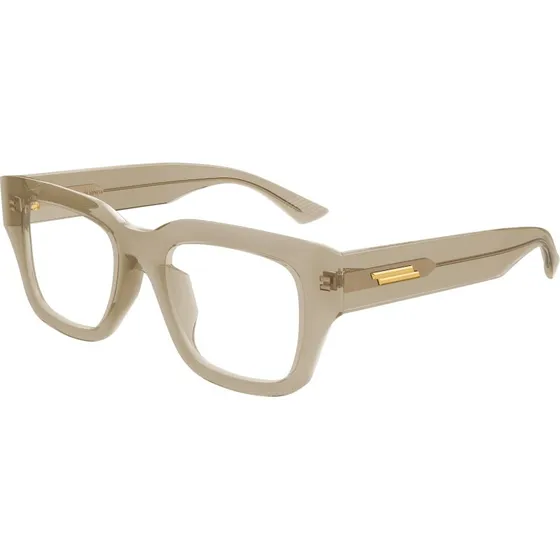 Bottega Veneta BV1361O 008: Montatura da Vista Squadrata Marrone