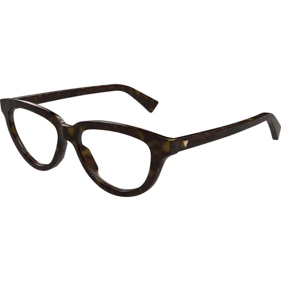 Bottega Veneta BV1366O 002 Occhiali da Vista Cat Eye Havana
