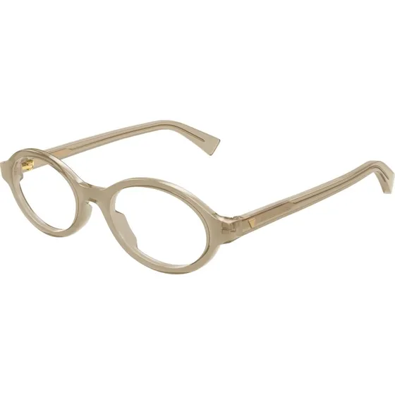 Bottega Veneta BV1367O 003 Montatura da Vista Rotonda Marrone
