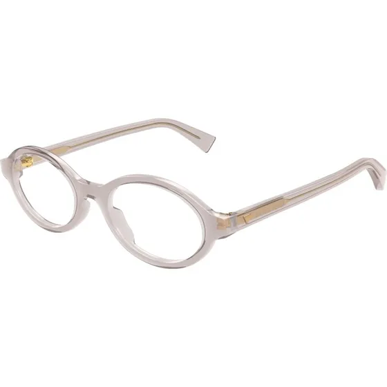 Bottega Veneta BV1367O 004 Montatura da Vista Rotonda Grigio Trasparente