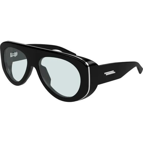 Bottega Veneta BV1362S 004 Occhiali da Sole Pilot Nero