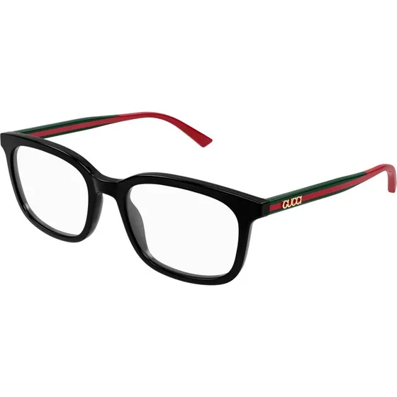 Gucci GG1928O 001 Occhiali da Vista Squadrati in Acetato Nero
