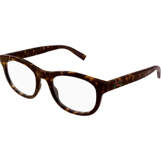 Gucci GG1929O 002 Occhiali da Vista Squadrati Havana Trasparente