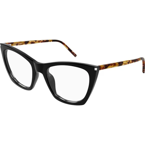 Saint Laurent SL 214 Kate Thin Montatura Cat Eye Nero