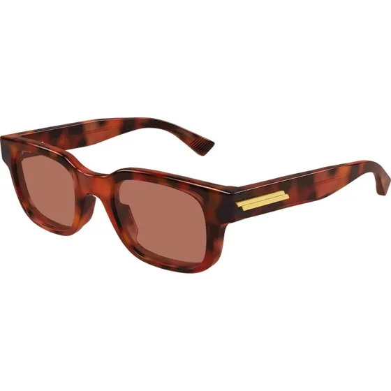 Bottega Veneta BV1411S 002 Occhiali da Sole Acetato Havana Rosso