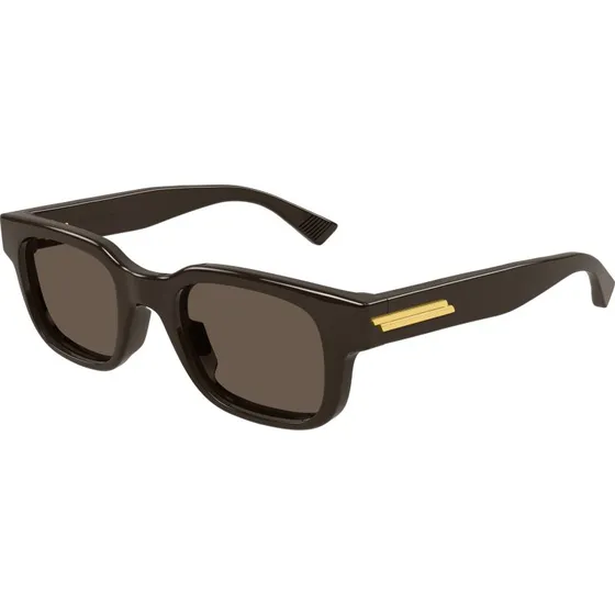 Bottega Veneta BV1411S 003 Occhiali da Sole Squadrati Marrone