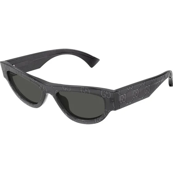 Gucci GG1834S 016 Occhiali da Sole Cat Eye in Acetato Grigio