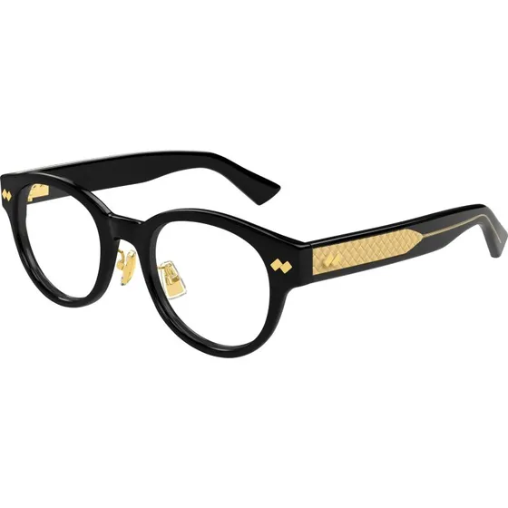Bottega Veneta BV1405OA 001 Montature da Vista Rotonde in Acetato