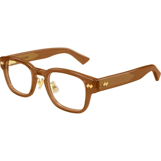 Bottega Veneta BV1404OA 007 Montatura Occhiali da Vista Quadrata Marrone