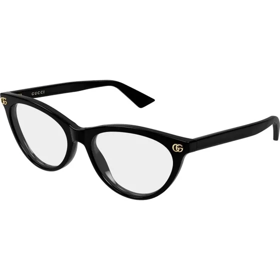 Gucci GG2112O 001 Occhiali da Vista Cat Eye in Acetato Nero