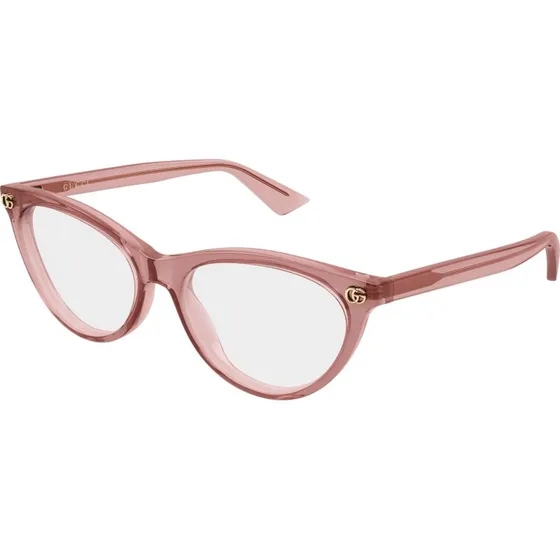 Gucci GG2112O 003 Montature da Vista Cat Eye Rosa Trasparente