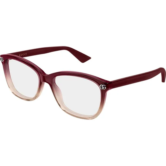 Gucci GG2113O 005 Montature da Vista Squadrate Marrone Trasparente
