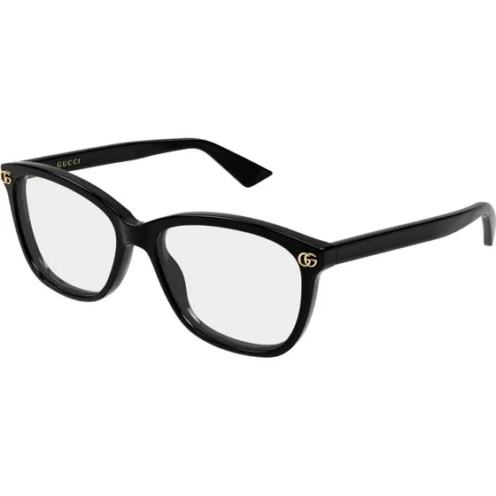 Gucci GG2113O 006 Montature da Vista Squadrate in Acetato Nero