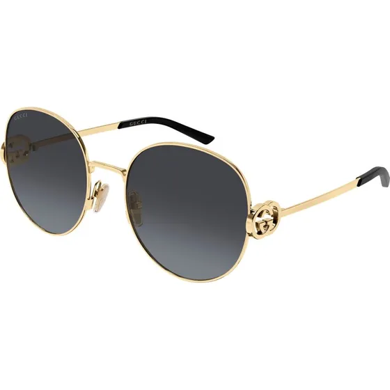 Gucci GG2047S 001 Occhiali da Sole Donna - Oro e Grigio
