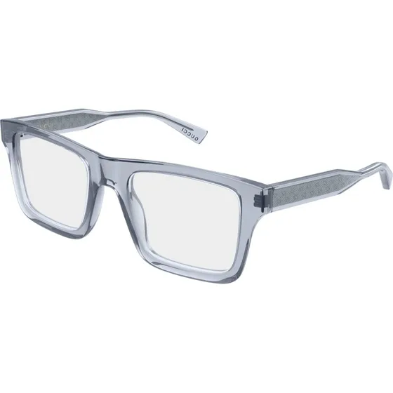 Gucci GG2070O 004 Montature da Vista Squadrate in Acetato Grigio