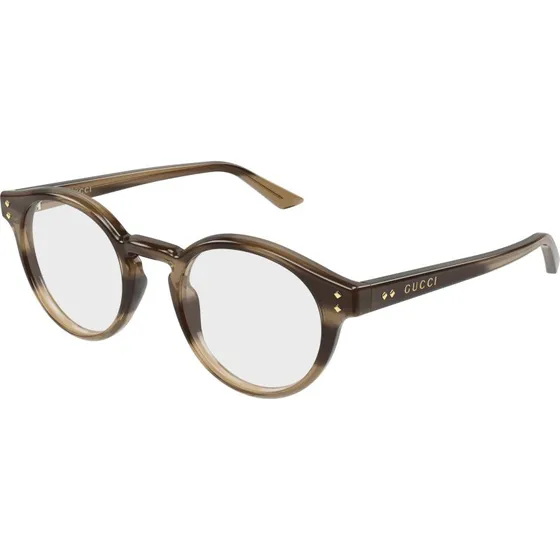 Gucci Uomo GG2133O 004 Montatura Rotonda Acetato Havana