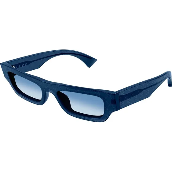Gucci GG1839S 008 Occhiali da Sole Squadrati in Acetato Blu