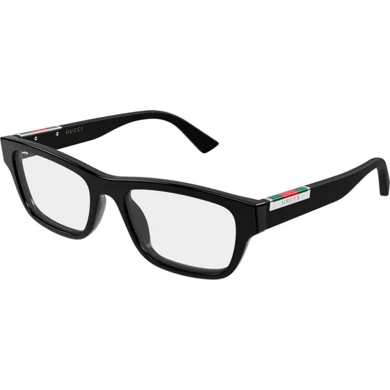 Gucci GG2091O 005 Occhiali da Vista Uomo Acetato Nero Squadrati
