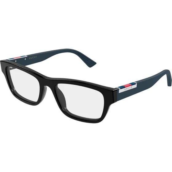 Gucci GG2091O 006 Occhiali da Vista Squadrati in Acetato Nero