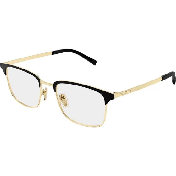 Gucci GG2135O 001 Occhiali da Vista Uomo Montatura Metallo Oro