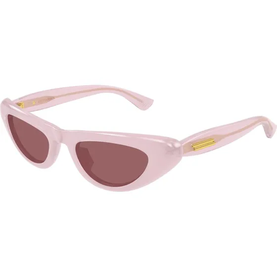 Bottega Veneta BV1450S 004 Occhiali da Sole Cat Eye Rosa e Rosso