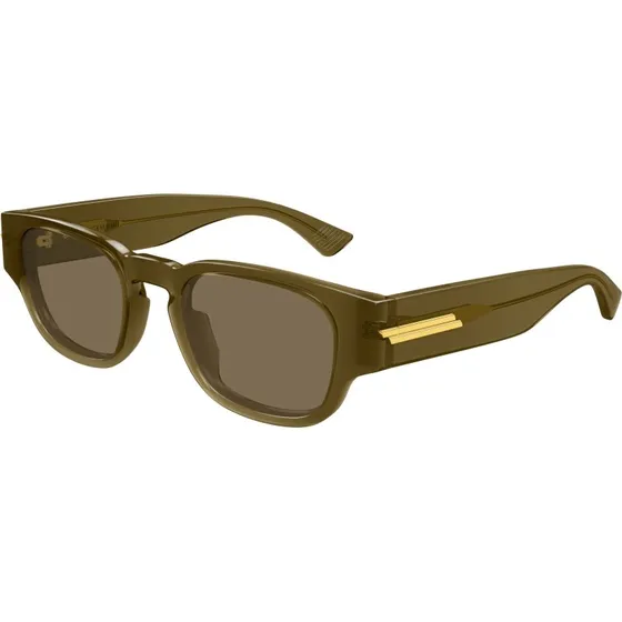 Bottega Veneta BV1460S 004 Occhiali da Sole Rotondi Marroni