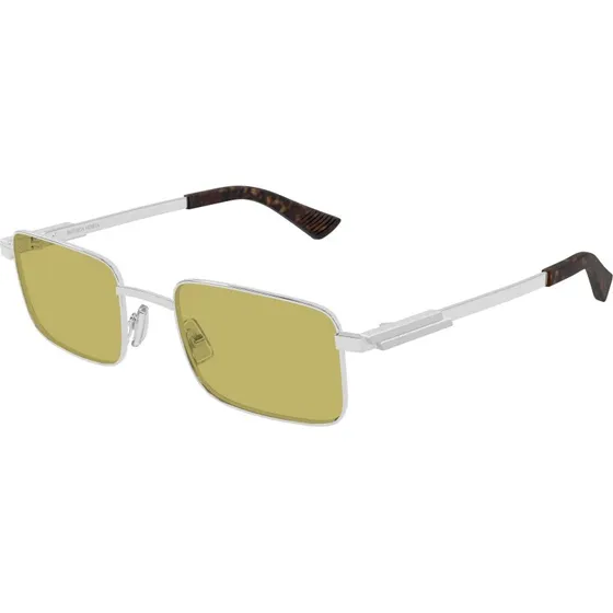 Bottega Veneta BV1469S 003 Occhiali da Sole Squadrati Argento