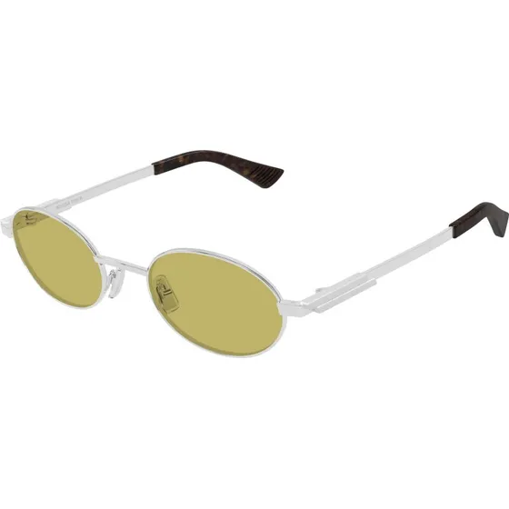 Bottega Veneta BV1470S 003 Occhiali da Sole Rotondi Argento