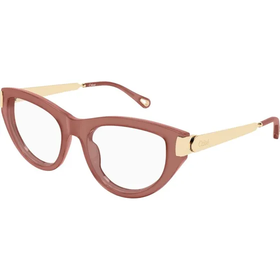 Chloé Montature da Vista Cat Eye Rosa Trasparente CH0352O 004