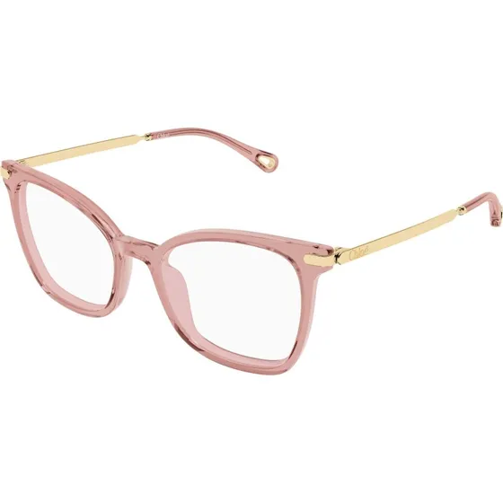 Chloé CH0360O 003 Montatura da Vista Squadrata in Acetato Rosa