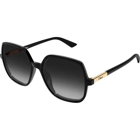 Chloé CH0362S 001 Occhiali da Sole Geometrici in Acetato Nero