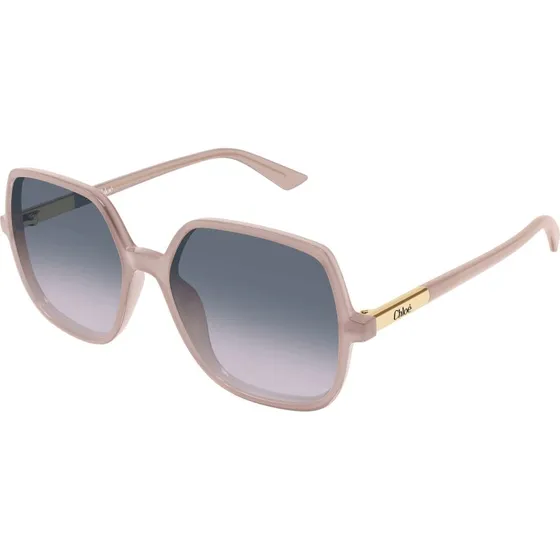 Chloé CH0362S Occhiali da Sole Geometrici in Acetato Beige