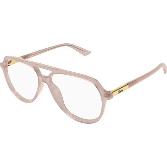 Chloé CH0366O 004 Montature da Vista Pilot Beige Trasparente