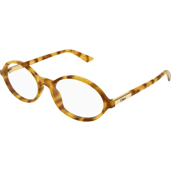 Chloé CH0367O 003 Montatura Occhiali da Vista Rotonda Havana