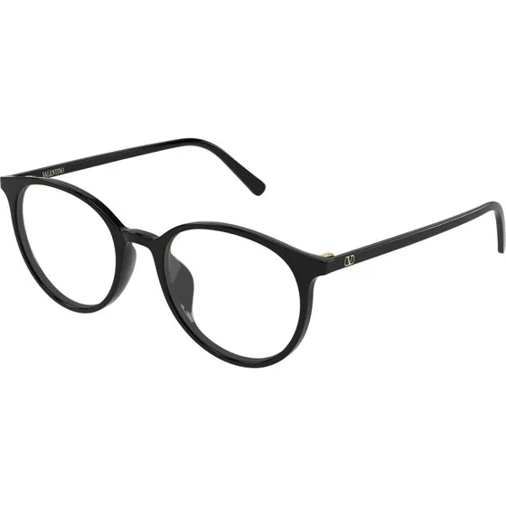 Valentino VG0041OK 001 Montatura Occhiali da Vista Rotonda Acetato Nero