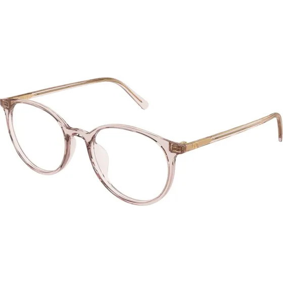 Valentino VG0041OK 004 Montature da Vista Rotonde Rosa Trasparente