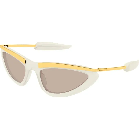 Bottega Veneta BV1477S 006 Occhiali da Sole Cat Eye Avorio