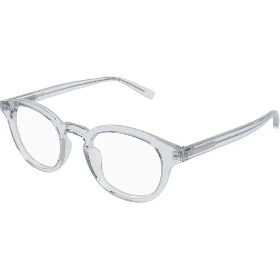 Saint Laurent SL 907 003 Montature da Vista Cat Eye Grigio Trasparente