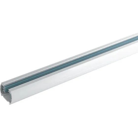 Fan Europe Lighting Binario Elettrificato Trifase Alluminio Bianco-Nero 1/2/3m