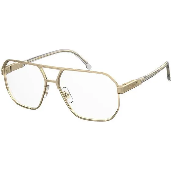Carrera 1135 J5G Occhiali da Vista Uomo in Metallo Oro Squadrati