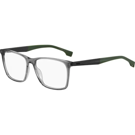 Hugo Boss BOSS 1582 3U5 Montatura da Vista Quadrata Grigio Verde