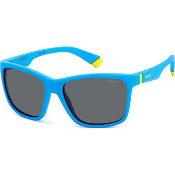 Polaroid Junior PLD 8057/S Occhiali da Sole Bambino Polarizzati Blu
