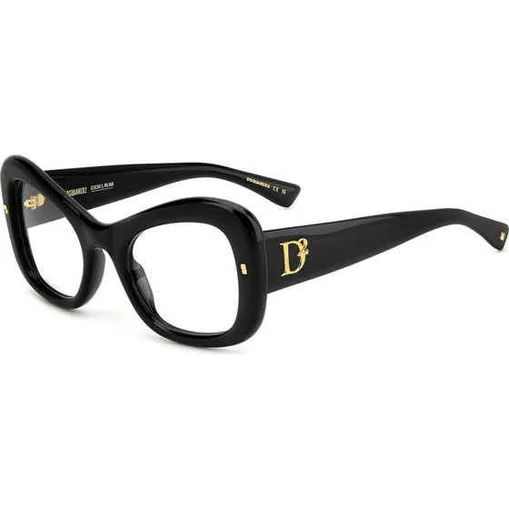 Dsquared2 Occhiali da Vista D2 0138 807 Neri Farfalla