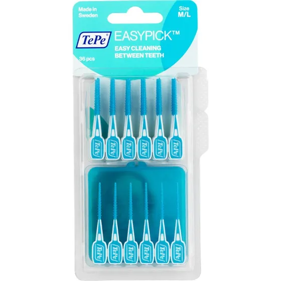 TePe EasyPick Scovolini Blu M/L per Spazi Interdentali Medi o Larghi - 60 Pezzi